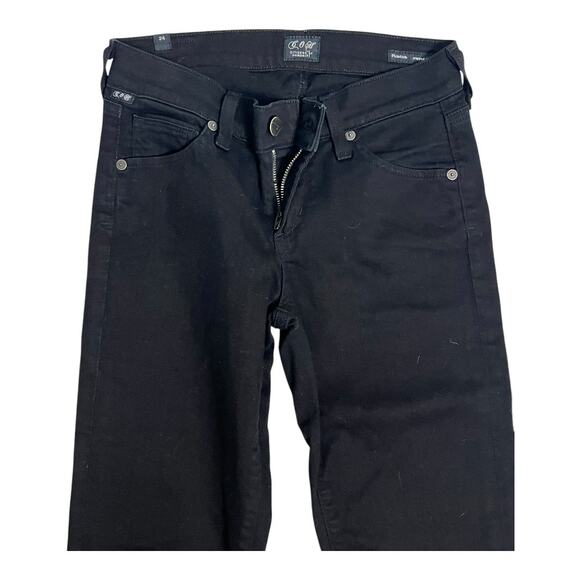 COH Citizens of Humanity Phantom CRopped Skinny Jegging Black Jeans 24 XS - Picture 2 of 8